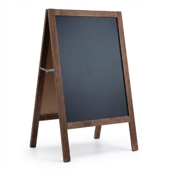 Pizarra caballete negra 115x60cm