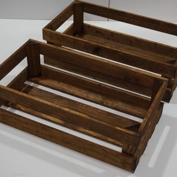 Set 2 CAJONES  25 X 26 X 15 cm Nogal